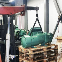 Замена винтового компрессора Bitzer на камере шоковой заморозки Замена винтового компрессора Bitzer на камере шоковой заморозки
