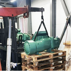 Замена винтового компрессора Bitzer на камере шоковой заморозки Замена винтового компрессора Bitzer на камере шоковой заморозки